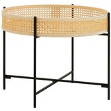 Premier Housewares Okrogla klubska mizica iz ratana v naravni barvi ø 60 cm Depok – u