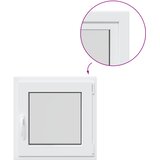  Prozor za podrum RISOR 60 x 60 cm PVC i staklo Bijela | shoptok.hr