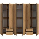 Livetastic OMARA S KLASIČNIMI VRATI, antracit, hrast artisan | Shoptok.si
