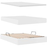  Krevet s madracem i skladištem Čista bijela 140 x 190 cm | shoptok.hr