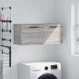 vidaXL Stenska omarica siva sonoma 80x36,5x35 cm inženirski les | Shoptok.si