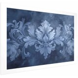  Plakat - Blue Ornament in Cool Shades 30x21 Bez okvira s margom | shoptok.hr