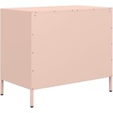  Komoda ružičasta 68x39x58,5 cm hladno valjani čelik | shoptok.hr