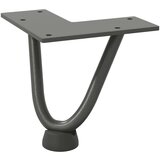 vidaXL Noge s ukosnicama za stolić za kavu 4 kom. antracit 10 cm puni čelik | shoptok.hr