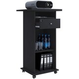 MID.YOU STOJEČA MIZA leseni material črna | Shoptok.si