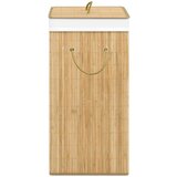  Košara za rublje od bambusa s 2 odjeljka 72 L | shoptok.hr