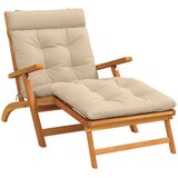  Jastučić za ležaljku VIANEN 100% poliester Krem 200 x 80 x 8 cm Slike