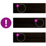  Gazišta stepenice 16 kom tamnosmeđi 80x25x2 cm masivna hrast | shoptok.hr