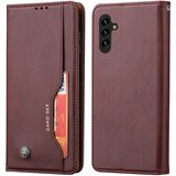 INORCO Za iPhone 14 Pro PU usnjena zaščitna prevleka na dotik s črtami in vtisnjenimi črtami za denarnico, folija za telefon, (22035752) Cene