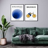 WALLXPERT Multikolorni dekorativni okvir MDF slika (2 komada) - 40 x 50 cm | Eponuda.com
