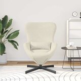  Jajolika fotelja Krema 63 x 73 x 90 cm Baršun | shoptok.hr