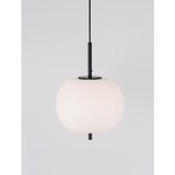 Nova Luce Bijela/crna staklena viseća svjetiljka ø 30 cm Lato – | shoptok.hr