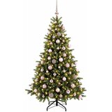  Umjetno božićno drvce s kuglicom 180 cm 300 LED lampica - 180 cm s LED-ima i ružičastim lopticama | shoptok.hr