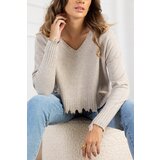 Beloved Dorotea pulover bež | Shoptok.si