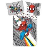 Jerry Fabrics siva dječja pamučna posteljina Spiderman, 140 x 200 cm Cijene