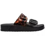 Melissa Sandali & Odprti čevlji Cozy Slide - Black/Clear Tortoise Črna