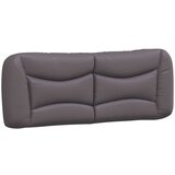 vidaXL Postelja z vzmetnico siva 140x190 cm umetno usnje | Shoptok.si