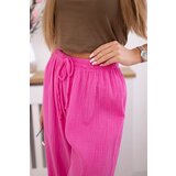 Kesi Włoski Muslin pants with a wide leg pink | Eponuda.ba