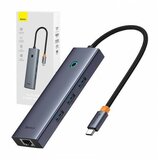 Baseus hub usb-c/6u1 dark grey | shoptok.hr