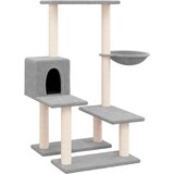  Penjalica za mačke sa stupovima za grebanje svjetlosiva 94,5 cm | shoptok.hr