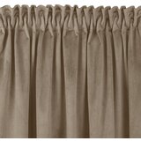  Curtain VILA color beige style classic dragon tape transparent 10 cm with fringe 3 cm velvet 400x175 HOMEDE | shoptok.hr