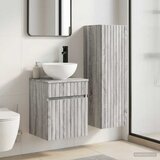  Set namještaja za kupaonicu 2 kom. Siva Sonoma 33 x 34.5 x 100 cm | shoptok.hr