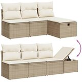  9-dijelni set vrtnih sofa s jastucima bež od poliratana | shoptok.hr