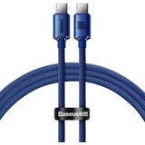 Baseus cable Crystal Shine USB-C - USB-C 1.2 m 100W blue | Eponuda.ba