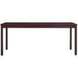  Jedilna miza temno rjava 180x90x73 cm borovina | Shoptok.si