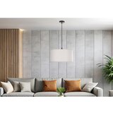 Candellux Lighting Bijela viseća svjetiljka s tekstilnim sjenilom ø 40 cm Shanti – | shoptok.hr