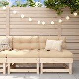  The Living Store Vrtni sredinski kavč 2 kosa trdna borovina - Vrtni Sredinski Kavč, (21475942) | Shoptok.si