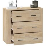  Komoda boja hrasta sonome 80 x 33 x 70 cm od konstruiranog drva | shoptok.hr