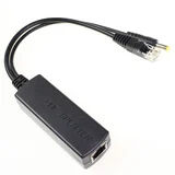 gigabit poe splitter 12V (15W) / 1000 mbps / za wi-fi 6 ap / crni