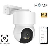 iGET 75020822 - Pametna spoljašnja kamera sa senzorom pokreta 2K 12V IP65 Wi-Fi bela | Eponuda.com