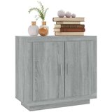 vidaXL Komoda siva sonoma 80x40x75 cm konstruiran les | Shoptok.si
