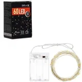Baterijske micro LED lučke 60 LED 6m toplo bele