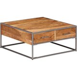  Stolić za kavu 75 x 75 x 35 cm od masivnog bagremovog drva | shoptok.hr