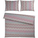 Mömax Posteljnina Zickzack Xxl, Sivovijolična, 2x60/80,200/200 | Shoptok.si