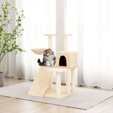  Penjalica za mačke sa stupovima za grebanje krem 82 cm | shoptok.hr