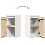  Zidni ormarići 2 kom bijeli 30 x 30 x 60 cm od masivne borovine | shoptok.hr
