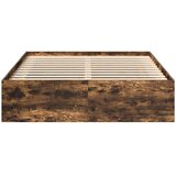  Okvir za krevet boja hrasta 120 x 190 cm mali bračni | shoptok.hr