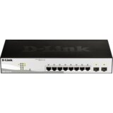 D-link switch DGS-1210-10/E 10/100/1000 8port/2SFP Smart Cene