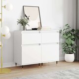 vidaXL Komode 2 kom bijele 40 x 35 x 70 cm od konstruiranog drva | shoptok.hr