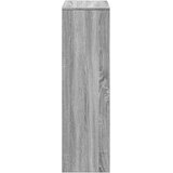 vidaXL Pregrada s knjižno omaro 3-nadstropna siva sonoma 99x29x99 cm | Shoptok.si