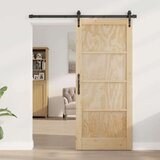  Klizna vrata ORKDAL Prirodna 86 x 198 5 cm Masivna borovina | shoptok.hr