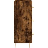  Komoda boja dimljenog hrasta 34,5x34x90 cm konstruirano drvo | shoptok.hr