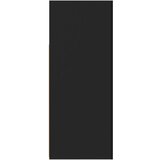 vidaXL komoda z LED lučkami črna 115,5x30x75 cm | Shoptok.si
