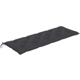  Klupa Batavia s antracit jastukom 150 cm od masivne tikovine | shoptok.hr