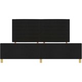  Crni Tkani Krevetni Okvir 200x200 cm | shoptok.hr