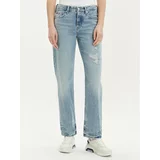 Tommy Hilfiger Jeans hlače Classic WW0WW41307 Modra Straight Fit